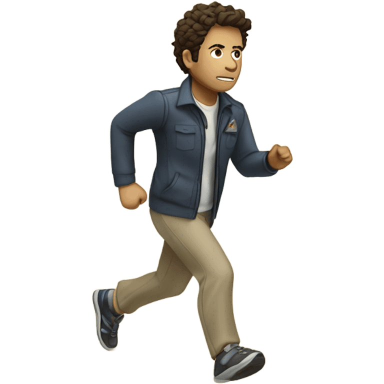 castiel jogging on a beach emoji