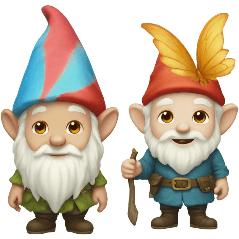 gnomes and fairies  emoji