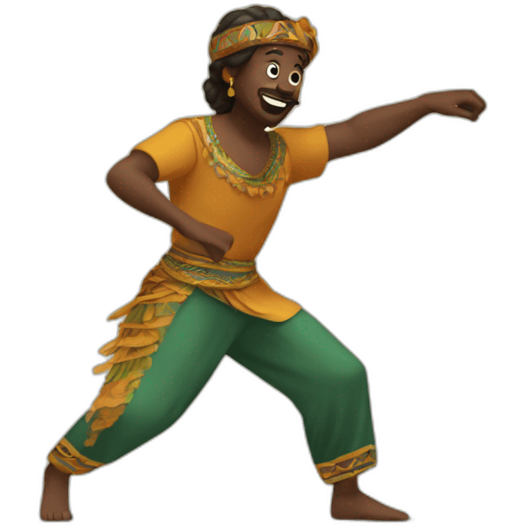 Quevedo dancing African dance emoji