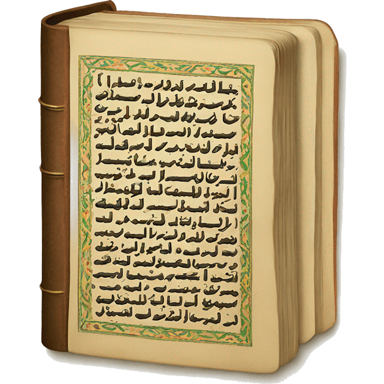 Vintage Arabic book emoji