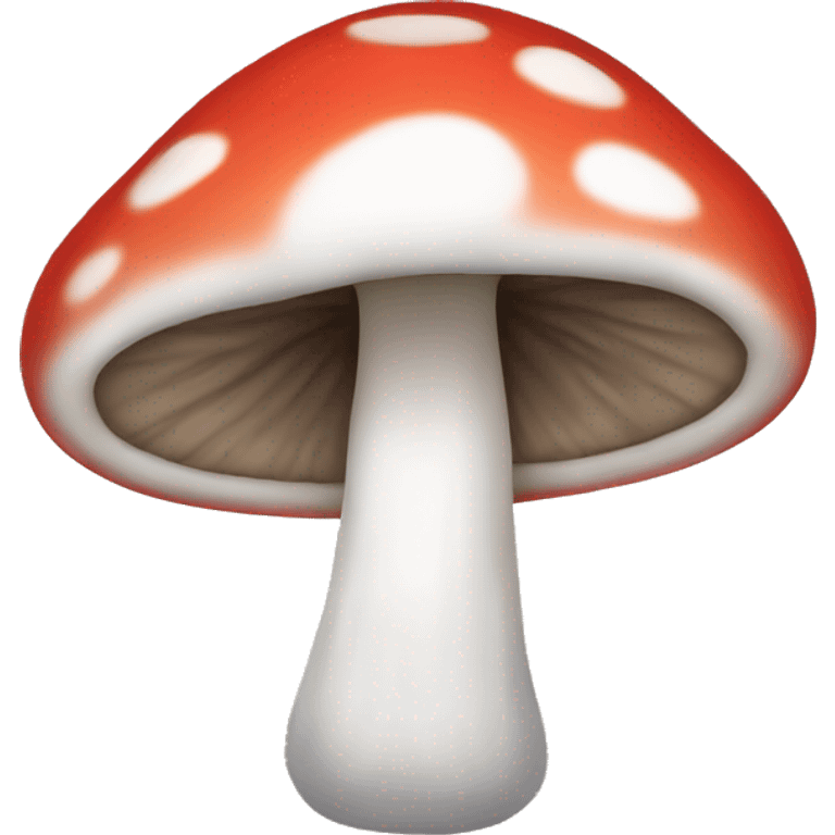 among us character shaped like a mushroom emoji