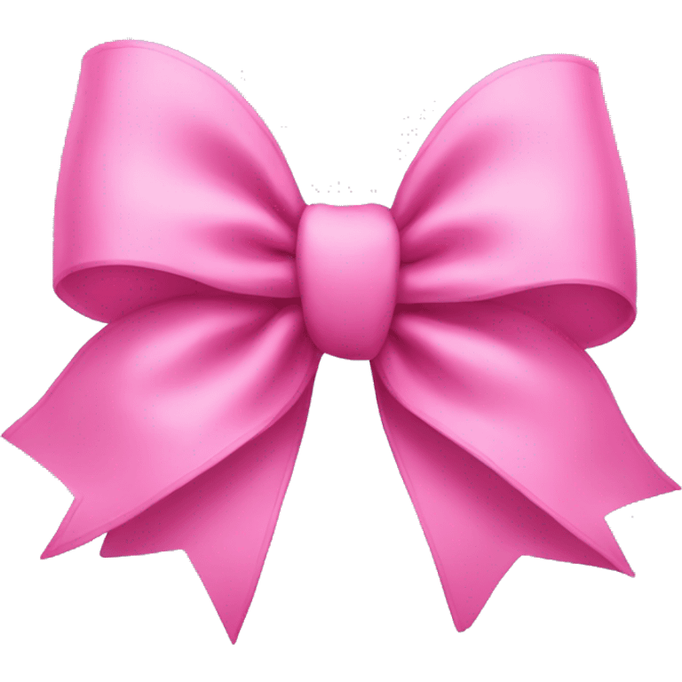 Pink bow emoji