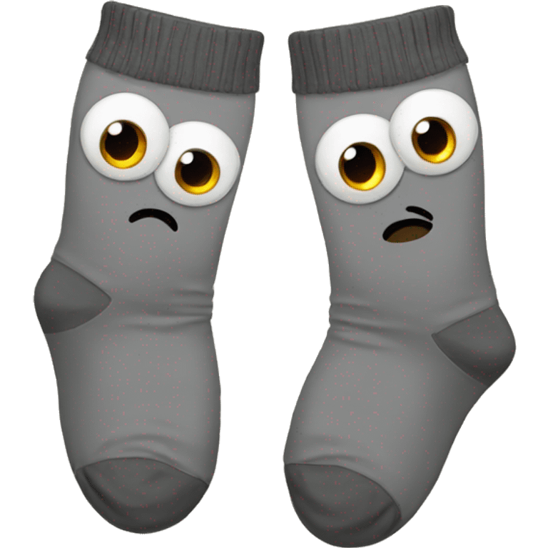 socks with eyes emoji