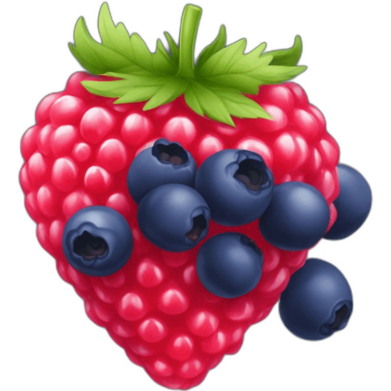 Framboise-fraise-myrtille emoji