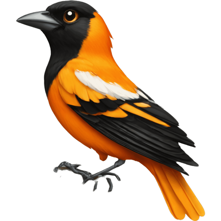 A oriole that has a rizz face emoji