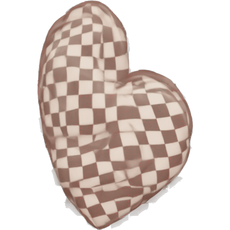 Checkerboard heart emoji