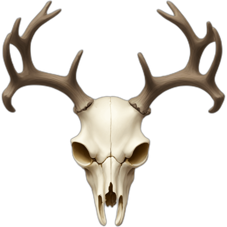 Deer skull emoji