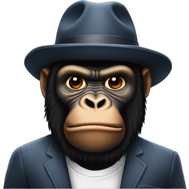 gorrila gangster emoji