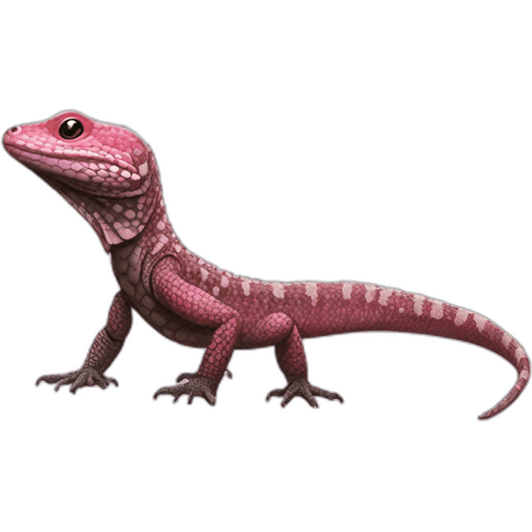 tegu lizard pink emoji