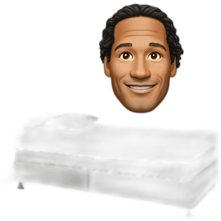 Van dijk sur un lit emoji