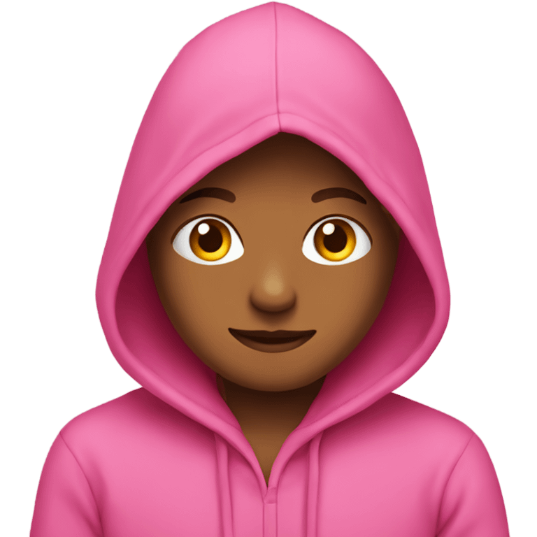 Pink hoodie emoji