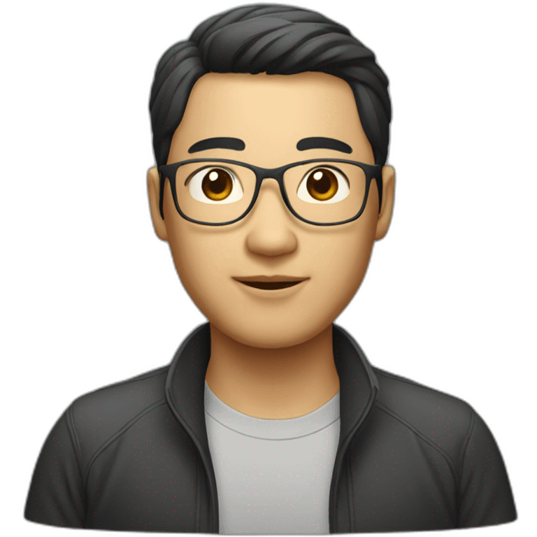 asain man glass emoji