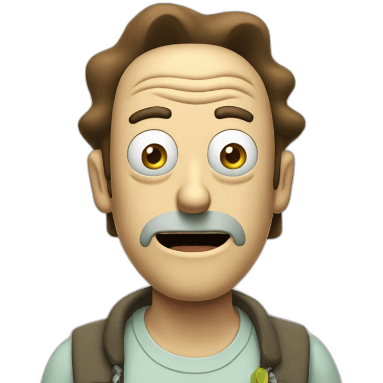 Emoji Rick de "rick et morty" ios emoji