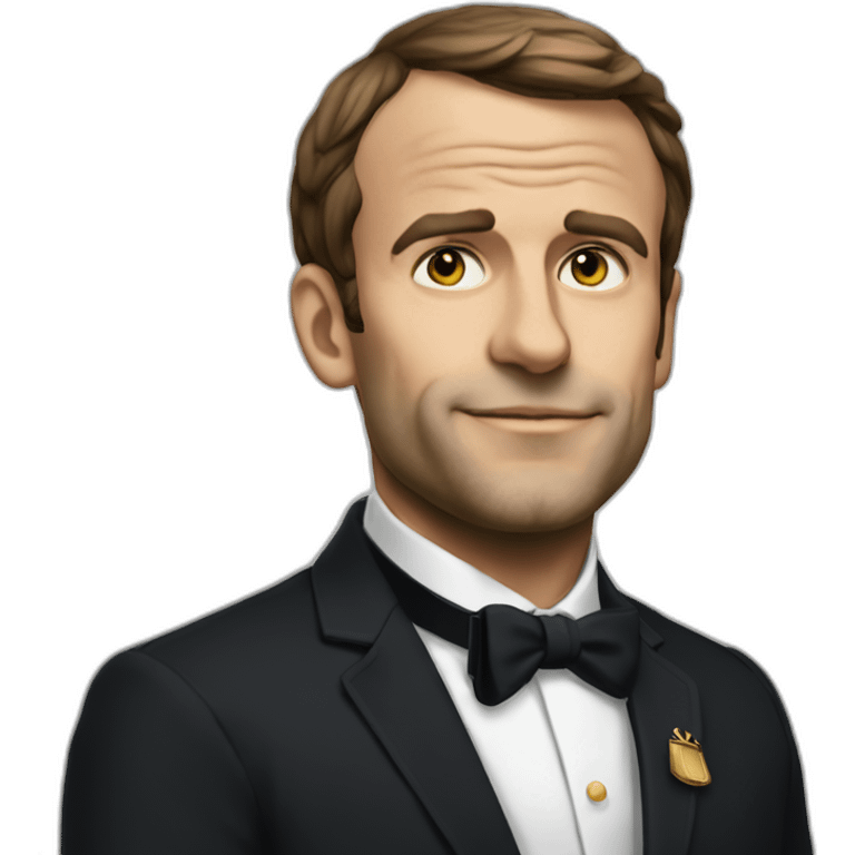 macron the god emoji