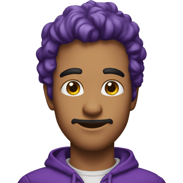 HOMEM TOPETE ROXO emoji