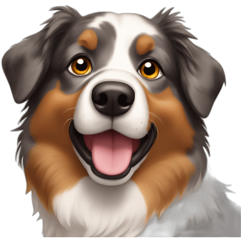 Australian shepherd dog emoji