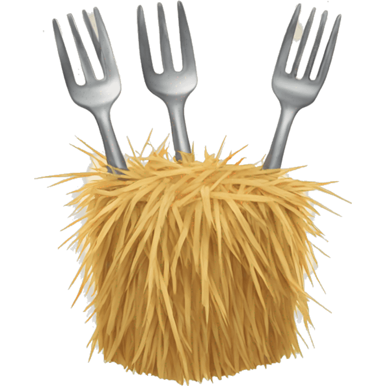 hay forks emoji