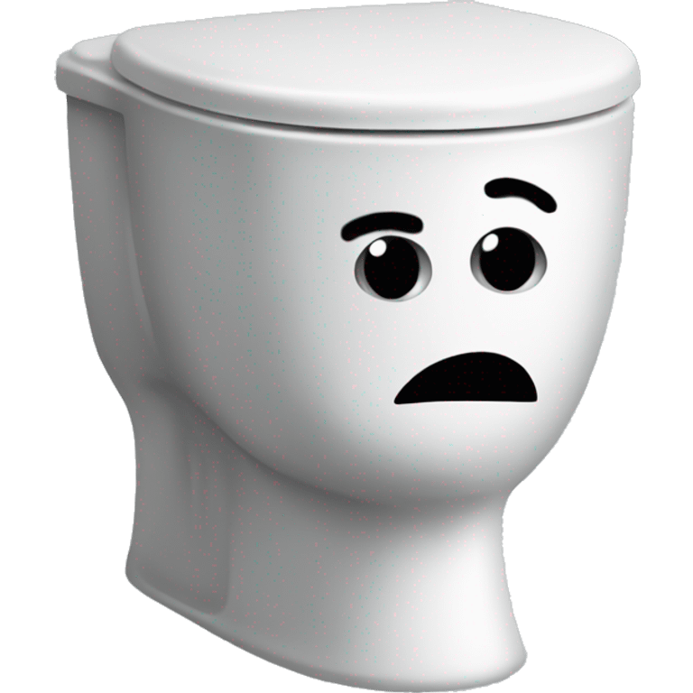 toliet with head sticking out emoji