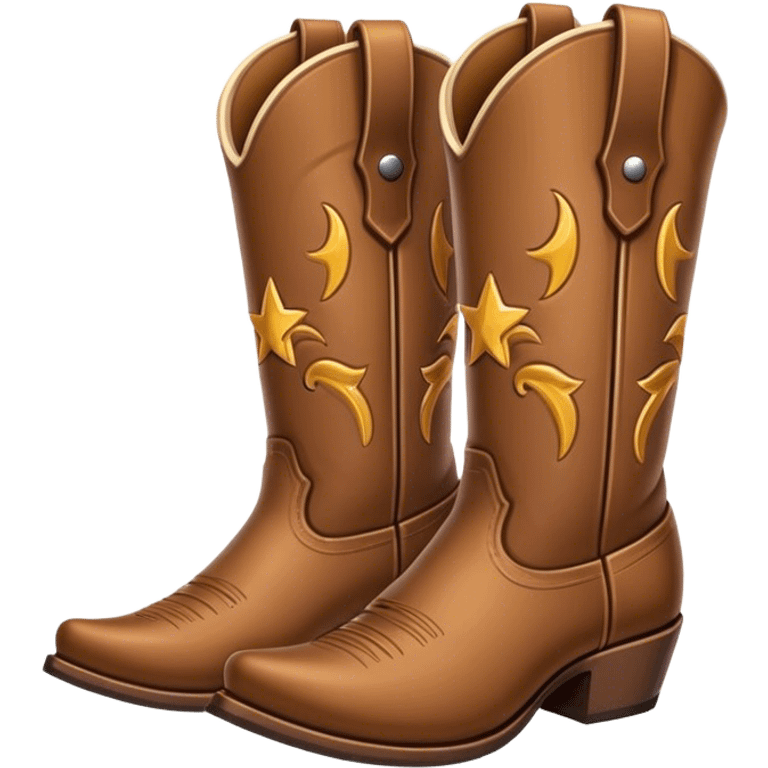 Cowboy boots emoji