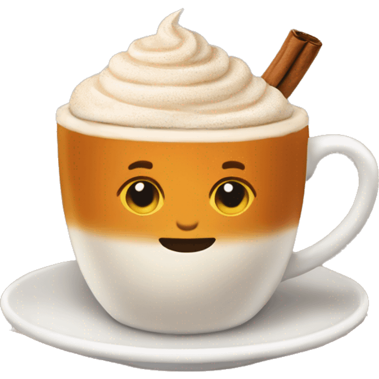 Pumpkin spice latte emoji