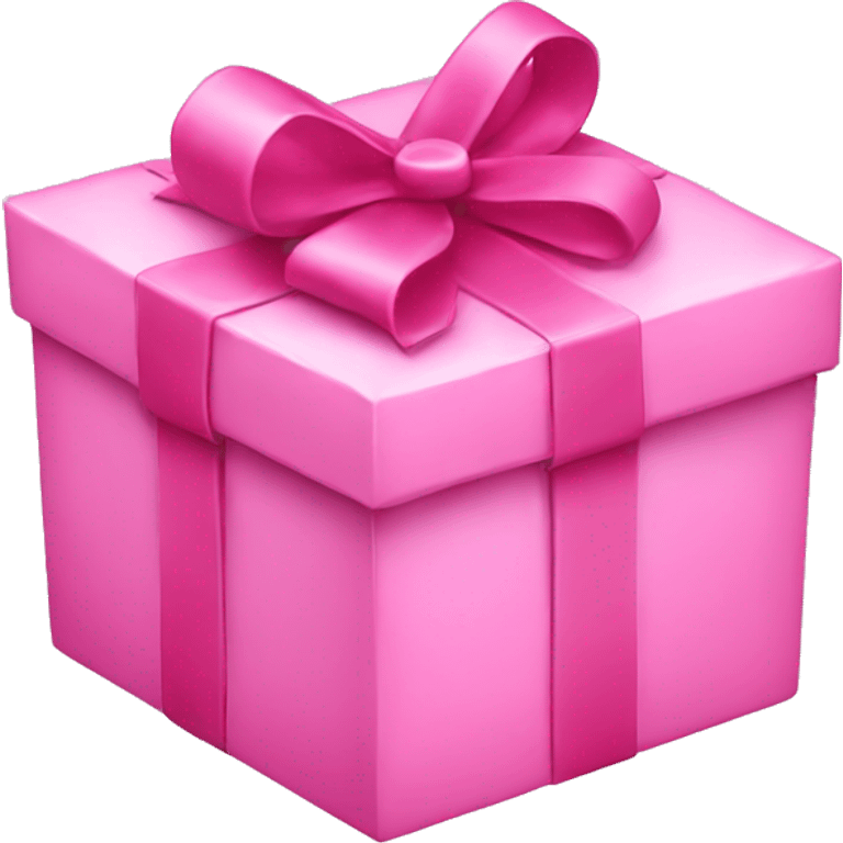 Pink gift box  emoji