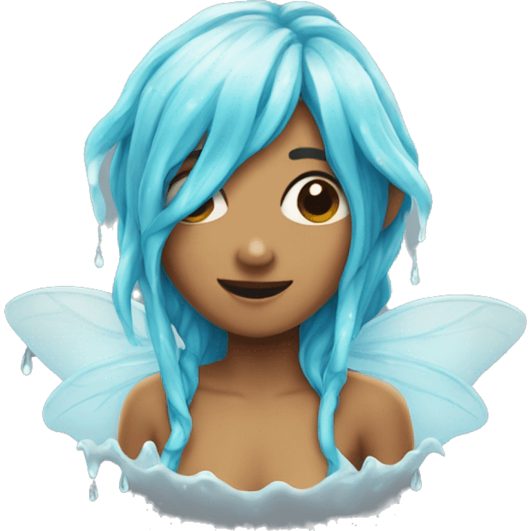 Wet fairy emoji