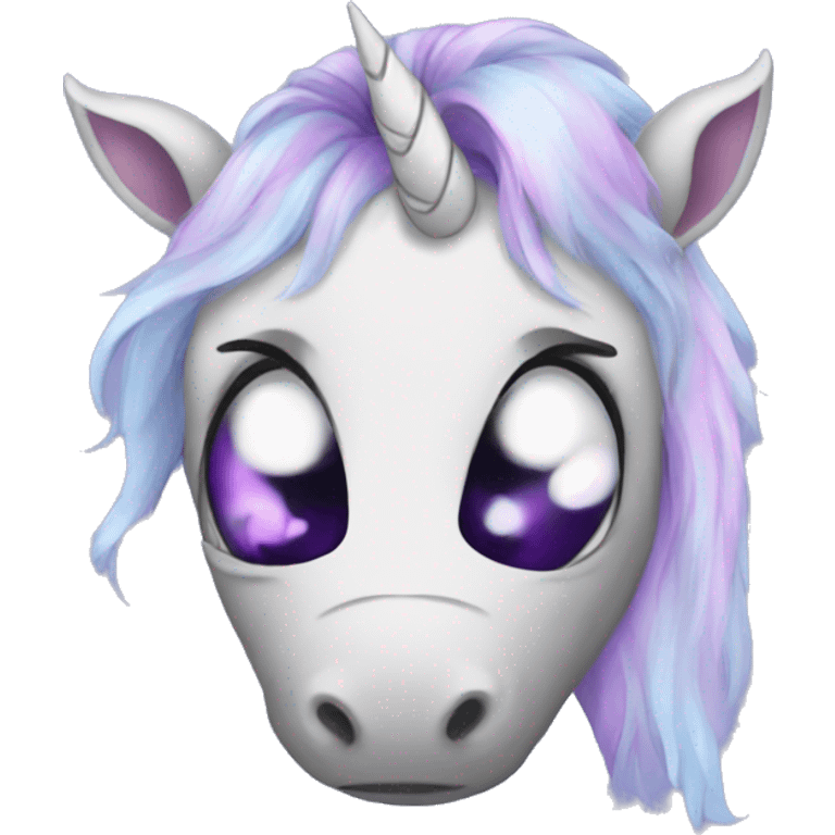 Sad unicorns  emoji