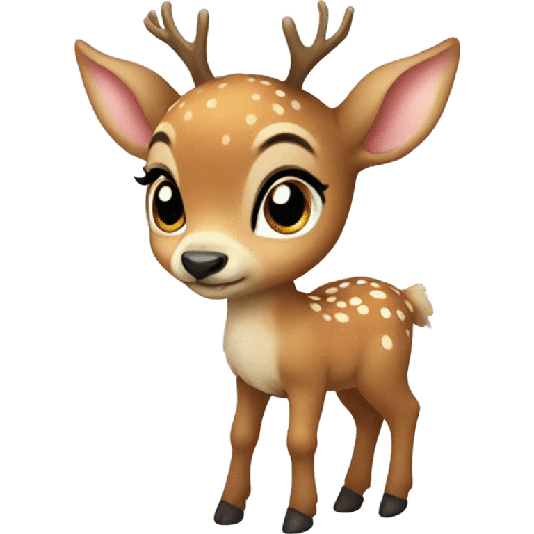 Fairy baby deer emoji