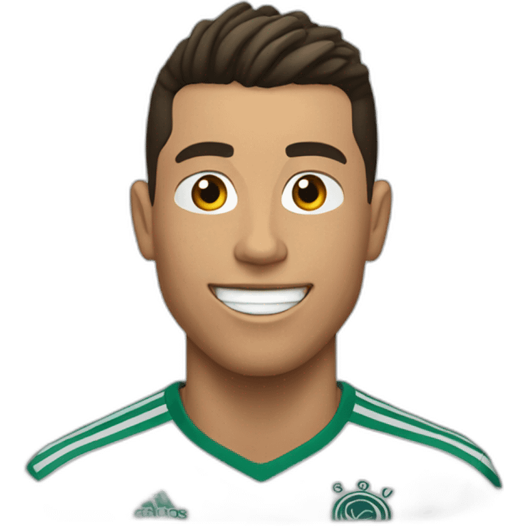 Ronaldo qui celebre emoji