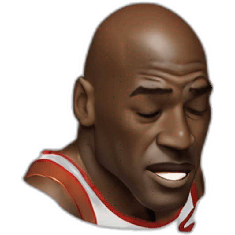 Michael jordan crying emoji