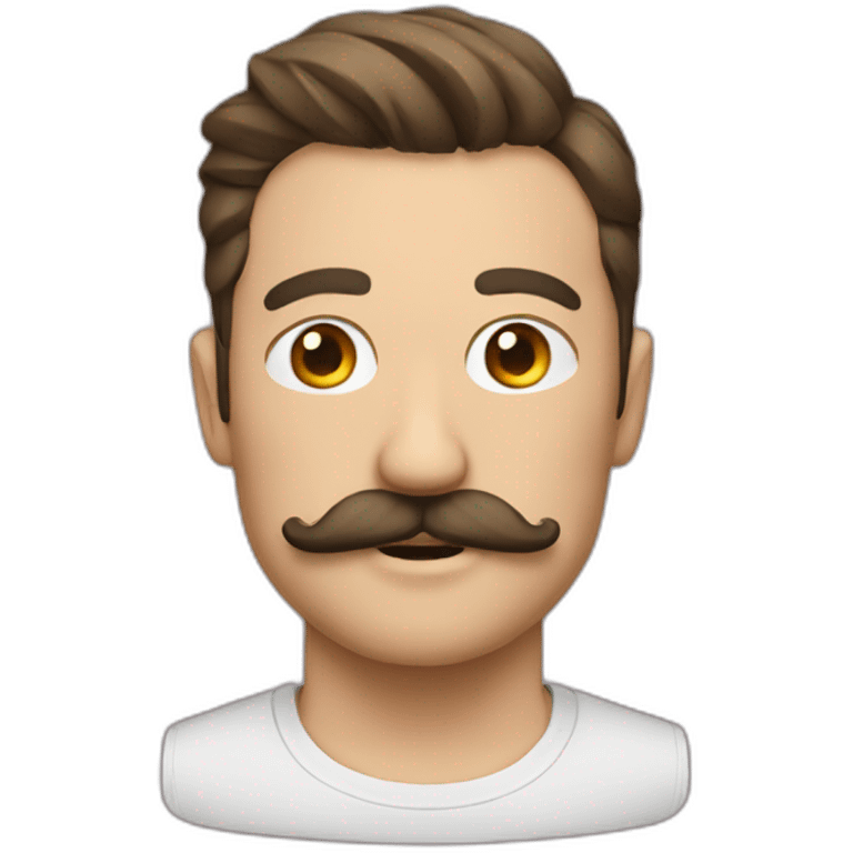 mustache tech bro emoji