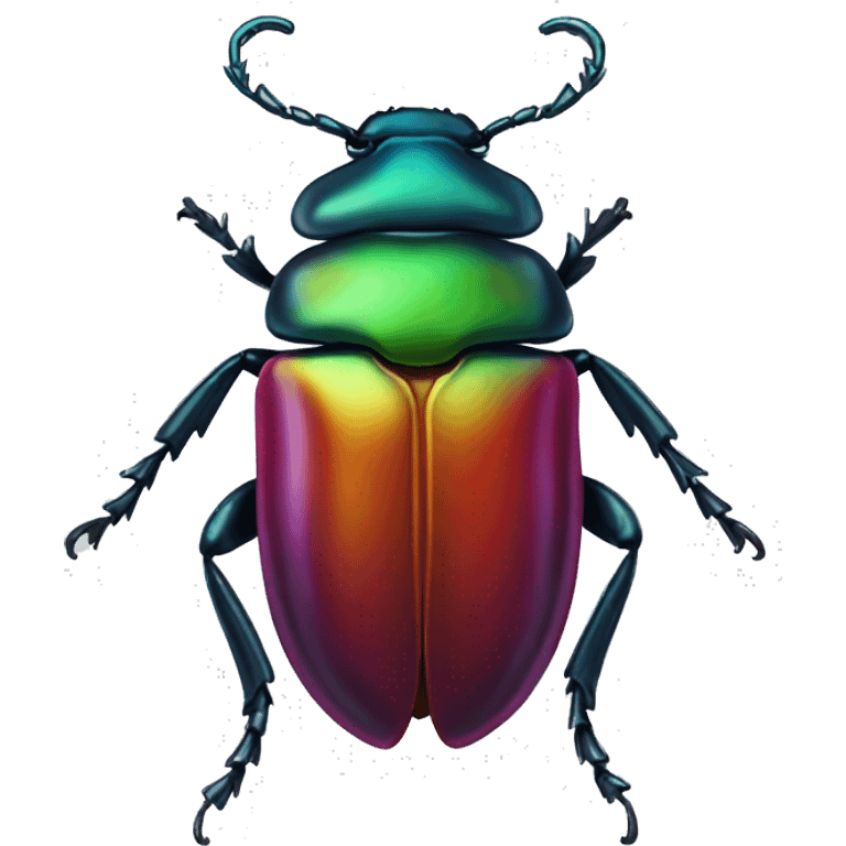 Ruby rainbow beetle  emoji