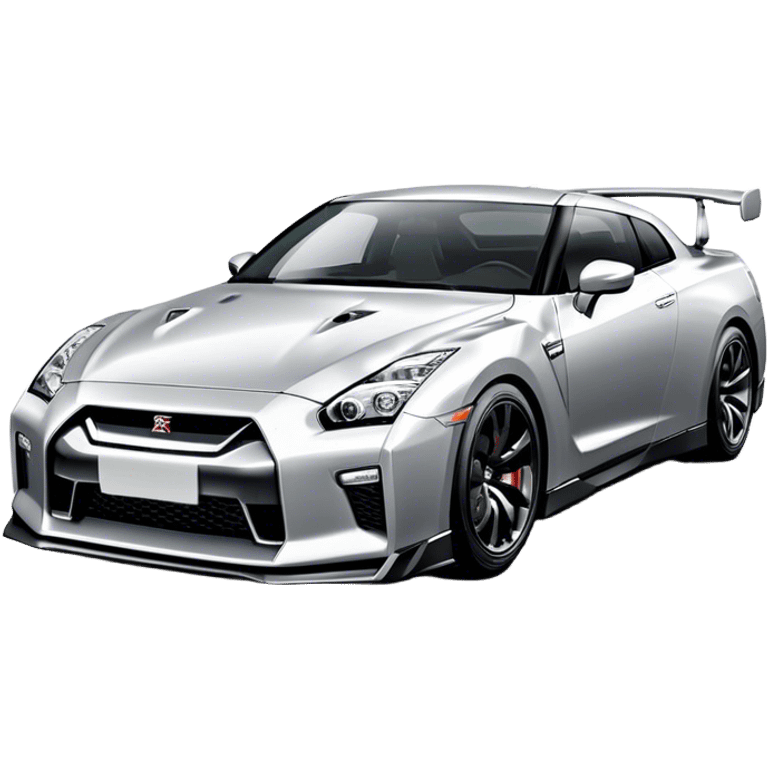 Nissan GT-R - Nissan (Model Year: 2022) (Iconic colour: Silver) emoji