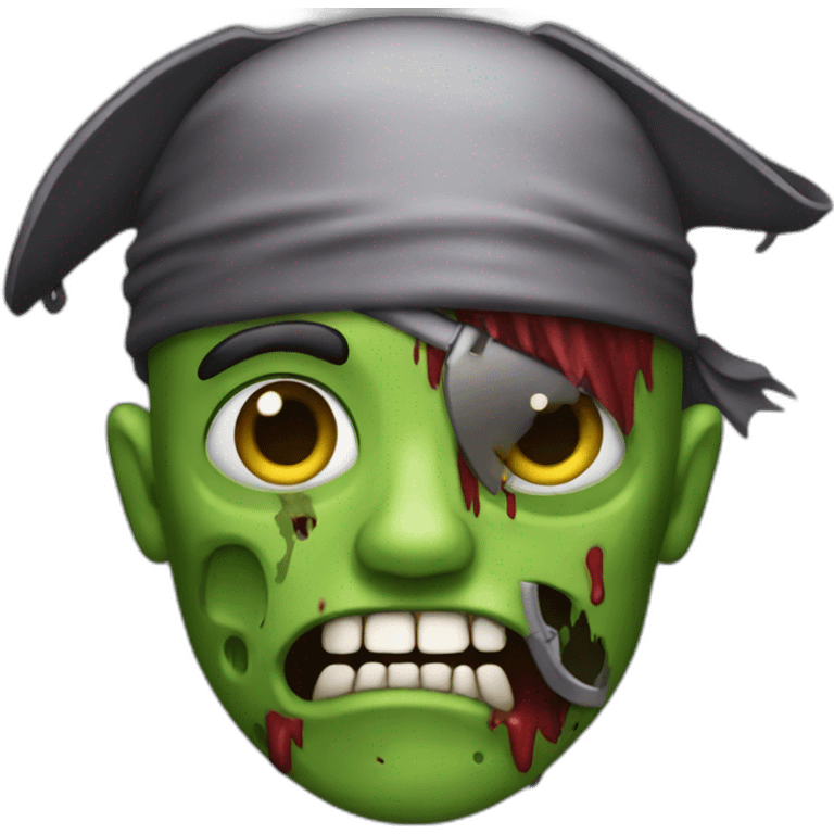 Zombie Pirate emoji