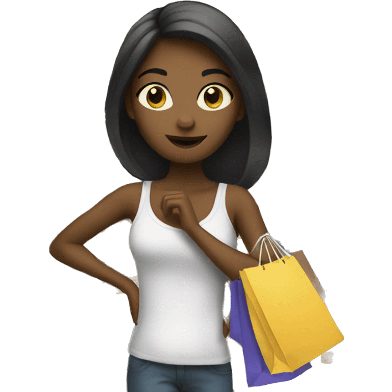 girl shopping emoji