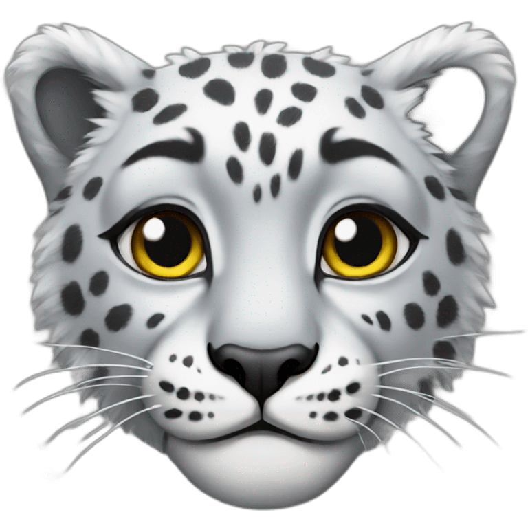 Snow Leopard Full Body emoji