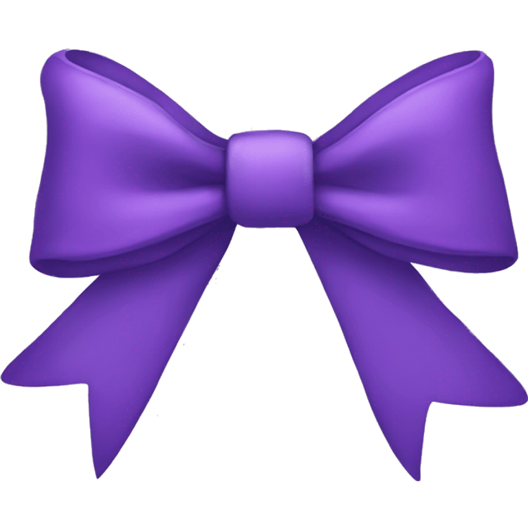 Purple bow  emoji