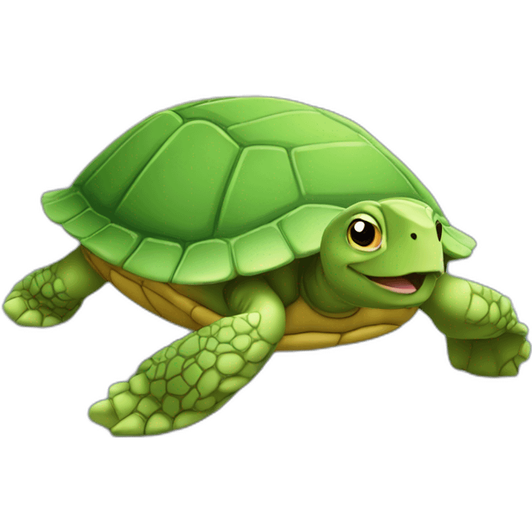 Tortue de course emoji