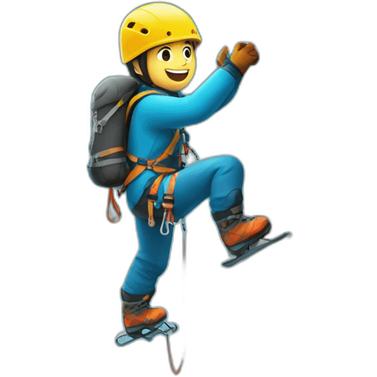 ice climbing emoji