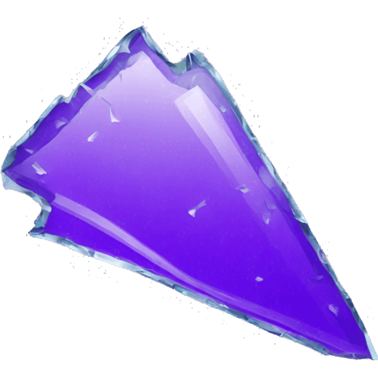 violet broken glass emoji