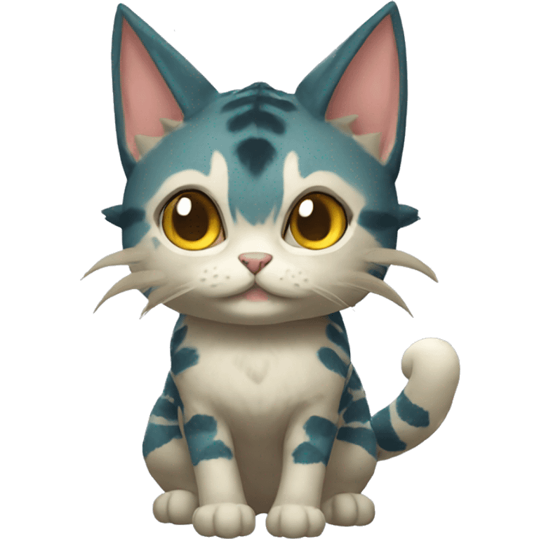 felyne from monster hunter emoji