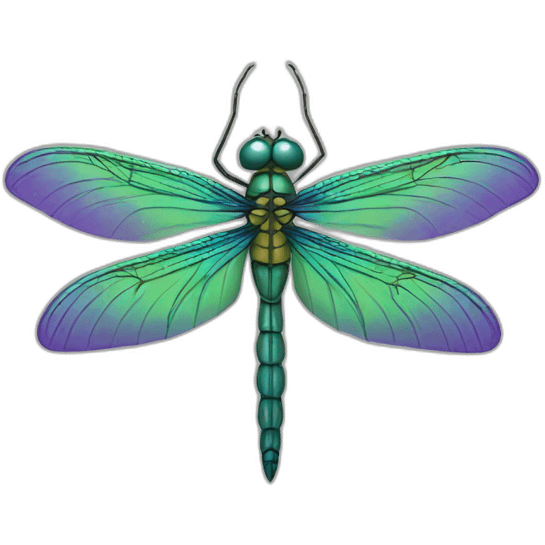 Three headed dragon fly emoji