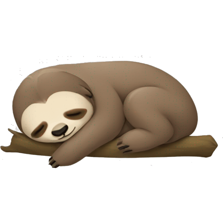 sleeping sloth emoji