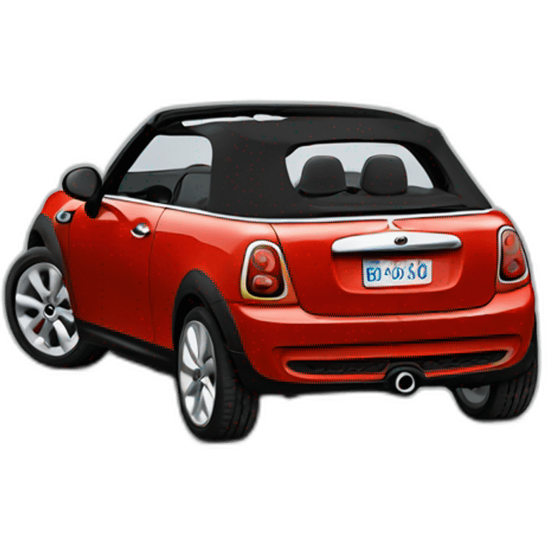 Mini cooper cabrio emoji