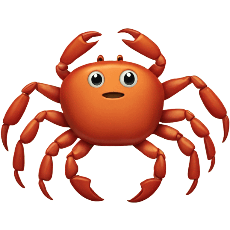 Crabs with human legs emoji