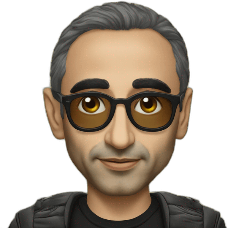 Eric Zemmour with puffer trapstar emoji