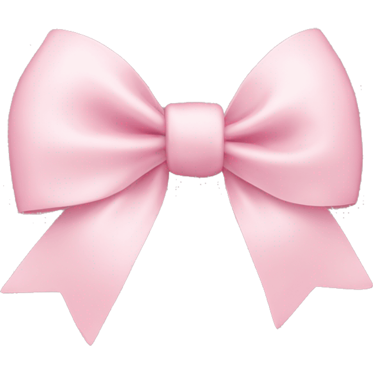 Light pink bow emoji