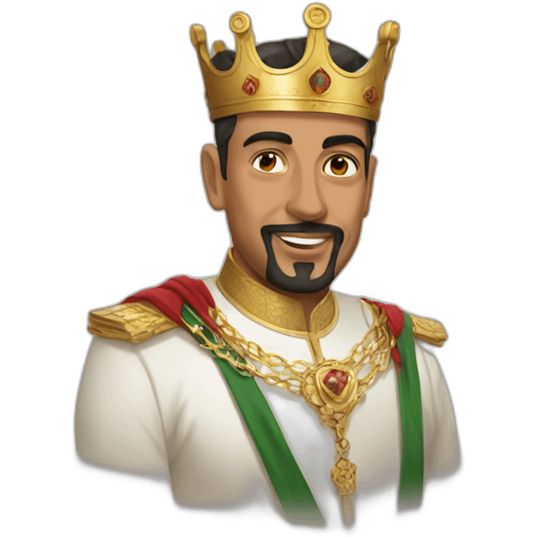 King of morocco emoji