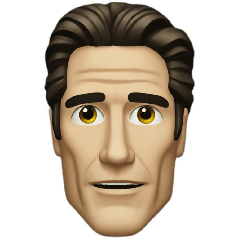 sigma face patrick bateman emoji