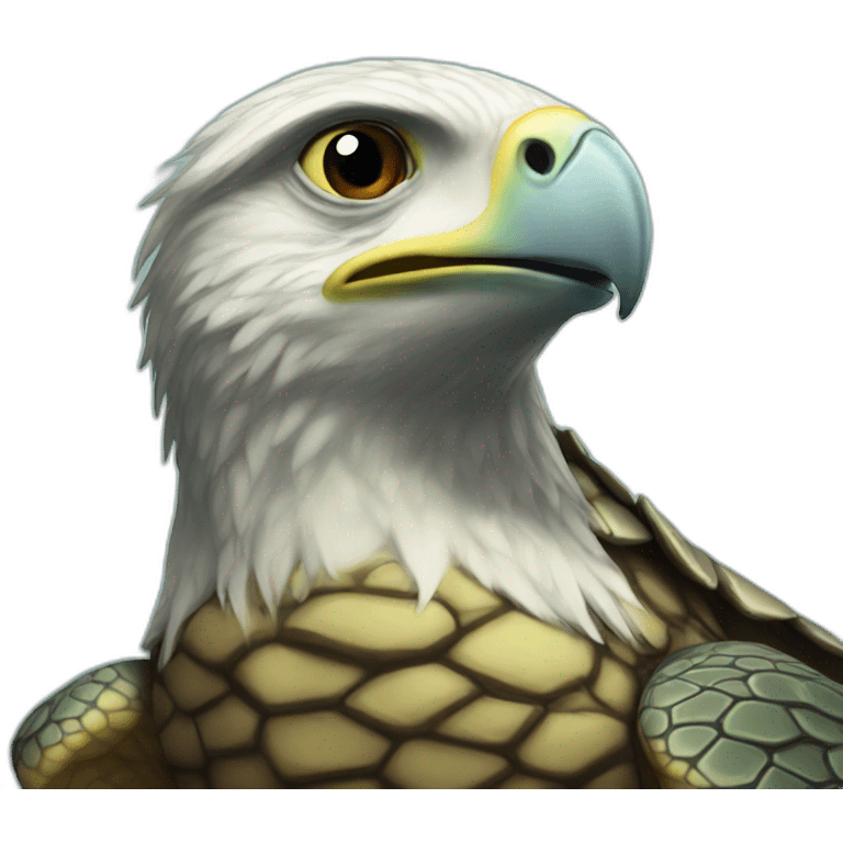 Turtle Eagle emoji